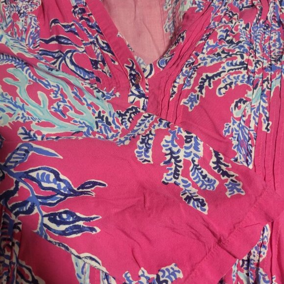 Womens Lilly Pulitzer Sarasota Tunic Dress Capri Samba Sz XL - Picture 7 of 8